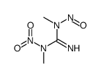 1,3-dimethyl-1-nitro-3-nitrosoguanidine Structure