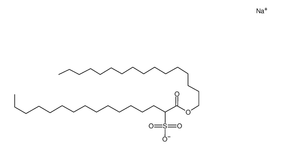 1-hexadecyloxycarbonyl-pentadecane-1-sulfonic acid , sodium-salt结构式