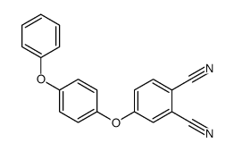 4-(4-phenoxyphenoxy)benzene-1,2-dicarbonitrile结构式