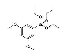 (3,5-dimethoxyphenyl)triethoxysilane结构式