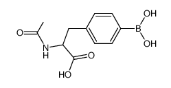 N-acetyl-4-dihydroxyboranyl-phenylalanine Structure