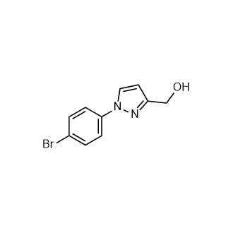 (1-(4-Bromophenyl)-1H-pyrazol-3-yl)methanol structure