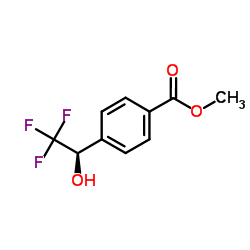 Methyl 4-[(1R)-2,2,2-trifluoro-1-hydroxyethyl]benzoate Structure