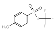 S-(三氟甲基)4-甲基硫代苯磺酸酯结构式