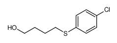 4-(p-chlorophenylthio)butanol结构式