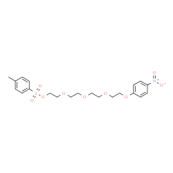 乙氧基)乙氧基)-2-(2-(2-(2-(4-硝基苯氧基)乙氧基)乙氧基)乙基)结构式