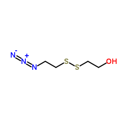 Azidoethyl-SS-ethylalcohol结构式