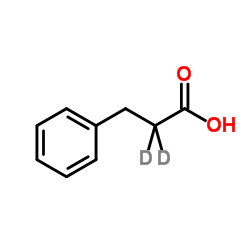 3-Phenyl(2,2-2H2)propanoic acid Structure