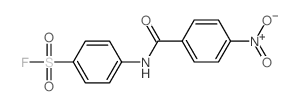 Benzenesulfonyl fluoride, 4-[(4-nitrobenzoyl)amino]-结构式