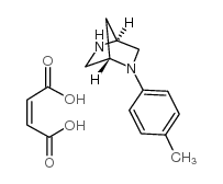 (1S,4S)-(-)-2-(4-METHYLPHENYL)-2,5-DIAZABICYCLO[2.2.1]HEPTANE, MALEATE SALT结构式