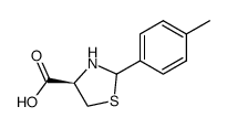 (4R)-2-(4-methylphenyl)-4-thiazolidinecarboxylic acid图片