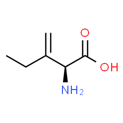 (+)-3-Methylene-L-norvaline structure