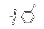 3-CHLOROPHENYLMETHYLSULFONE Structure