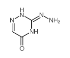 1,2,4-Triazin-5(2H)-one,3-hydrazinyl-结构式