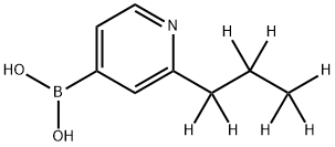 2-(n-Propyl-d7)-pyridine-4-boronic acid structure