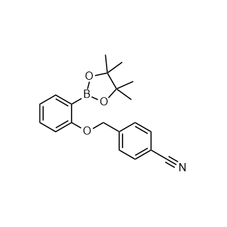 4-[2-(4,4,5,5-四甲基-[1,3,2]二氧杂硼环戊烷-2-基)-苯氧基甲基]-苯腈图片