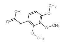 2,3,4-三甲氧基苯乙酸结构式