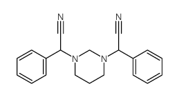 1,3(2H,6H)-Pyrimidinediacetonitrile, dihydro-a1,a3-diphenyl- Structure