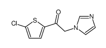 1-(5-chlorothiophen-2-yl)-2-imidazol-1-ylethanone Structure