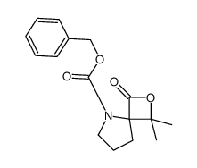 Benzyl 1,1-dimethyl-3-oxo-2-oxa-5-azaspiro[3.4]octane-5-carboxyla te Structure