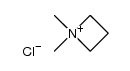 N,N-Dimethylazetidinium-chlorid结构式