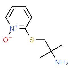 2-Propanamine,2-methyl-1-[(1-oxido-2-pyridinyl)thio]-(9CI) structure