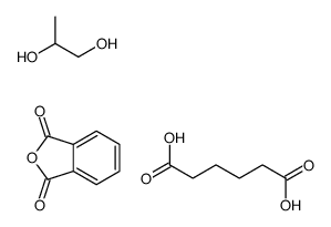 2-benzofuran-1,3-dione,hexanedioic acid,propane-1,2-diol Structure