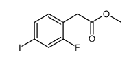 2-fluoro-4-iodo phenyl acetic acid methyl ester Structure