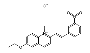 6-Ethoxy-2-M-NitrostyrylquinaldineMethyl structure