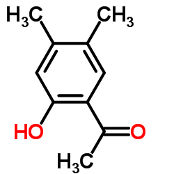 2-Hydroxy-4,5-dimethylacetophenone Structure