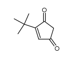 1-Tert.-butyl-cyclopenten-(1)-dion-(3,5) Structure