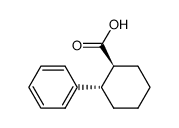 trans-2-Phenyl-cyclohexancarbonsaeure结构式