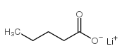 LITHIUM VALERATE Structure