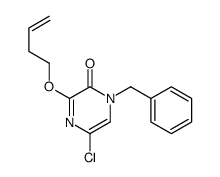 1-benzyl-3-but-3-enoxy-5-chloropyrazin-2-one Structure