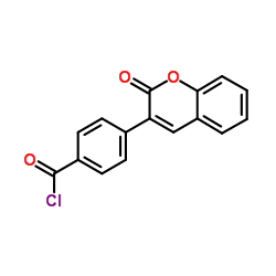 4-(2-Oxo-2H-chromen-3-yl)benzoyl chloride结构式