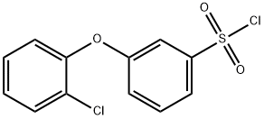 3-(2-chlorophenoxy)benzenesulfonyl chloride Structure