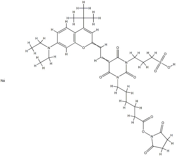 萤光红610反应性结构式