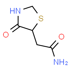 5-Thiazolidineacetamide, 4-oxo- (9CI) Structure