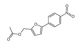 [5-(4-nitrophenyl)furan-2-yl]methyl acetate Structure