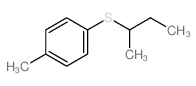 1-butan-2-ylsulfanyl-4-methyl-benzene structure