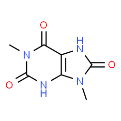 1,9-DIMETHYL-2,6,8-TRIHYDROXYPURINE结构式