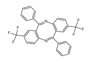 6,12-diphenyl-2,8-bis-trifluoromethyl-dibenzo[b,f][1,5]diazocine Structure