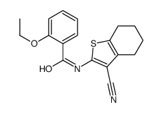 N-(3-cyano-4,5,6,7-tetrahydro-1-benzothiophen-2-yl)-2-ethoxybenzamide Structure