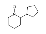 1-chloro-2-cyclopentylpiperidine Structure