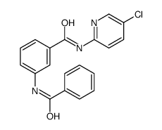 3-benzamido-N-(5-chloropyridin-2-yl)benzamide Structure