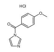 Imidazol-1-yl-(4-methoxy-phenyl)-methanone; hydrochloride Structure