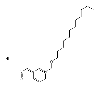 N-[[1-(dodecoxymethyl)pyridin-1-ium-3-yl]methylidene]hydroxylamine,iodide结构式