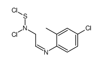 [chloro-[2-(4-chloro-2-methylphenyl)iminoethyl]amino] thiohypochlorite Structure