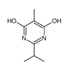 4-hydroxy-5-methyl-2-propan-2-yl-1H-pyrimidin-6-one结构式