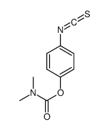 (4-isothiocyanatophenyl) N,N-dimethylcarbamate结构式